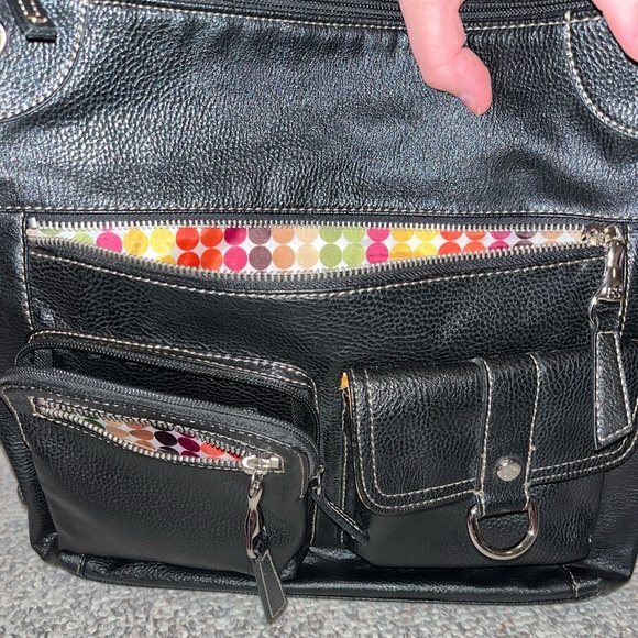 Franco Sarto Black Crossbody Purse - Picture 6 of 8